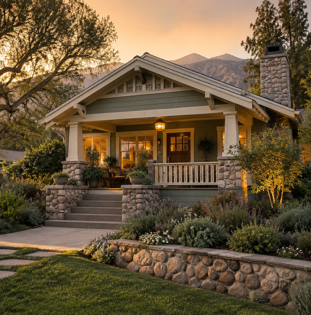 Altadena craftsman home exterior